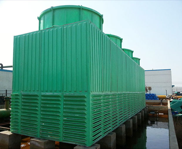 玻璃鋼冷卻塔冷卻水量的損失怎么調節