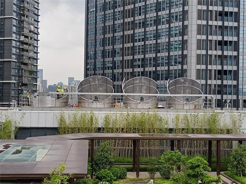 橫流封閉式冷卻塔的特點,逆流封閉式冷卻塔