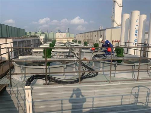 東莞圓形冷卻塔填料的2種清洗方法,東莞菱電冷卻塔
