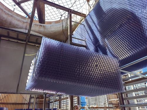 冷卻塔為玻璃鋼工業帶來的變化,冷卻塔玻璃鋼的修補方法