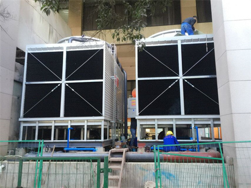 橫流冷卻塔各部件類型有多種還有哪些特點呢？(橫流式冷卻塔結(jié)構圖片)