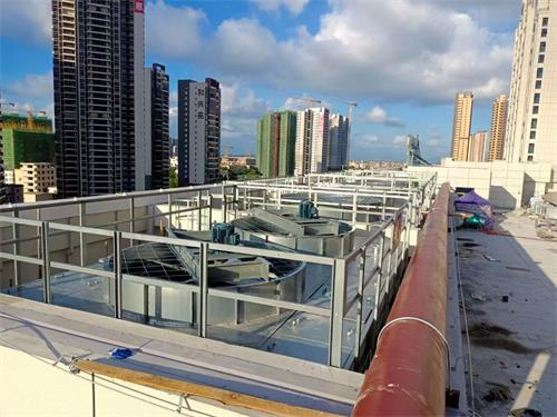 方形冷卻塔的組成與安裝,方形橫流式冷卻塔